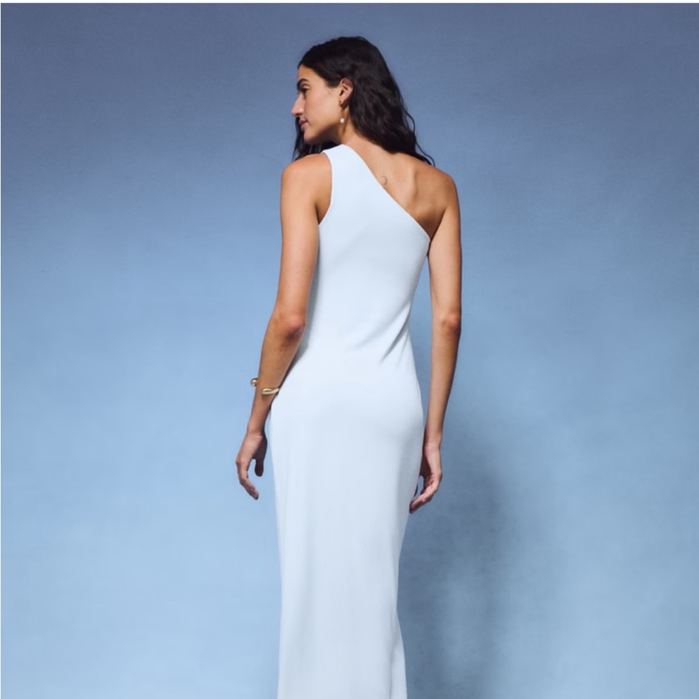 Abercrombie One-Shoulder Knit Maxi Dress - Picture 3 of 10